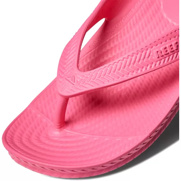 imageREEF Water Court Womens Beach Flip Flop Soft Cushion Footbed Water Friendly Arch SupportHot Pink