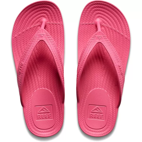imageREEF Water Court Womens Beach Flip Flop Soft Cushion Footbed Water Friendly Arch SupportHot Pink