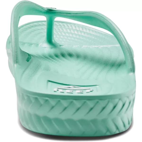 imageREEF Water Court Womens Beach Flip Flop Soft Cushion Footbed Water Friendly Arch SupportNeon Teal
