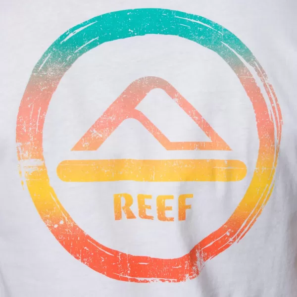 imageReef Mens Reef Logo Graphic Short Sleeve TeeBright White Hanford