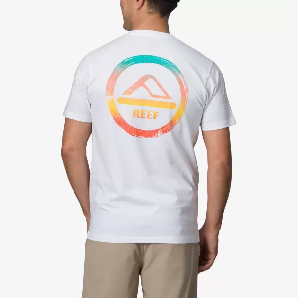 imageReef Mens Reef Logo Graphic Short Sleeve TeeBright White Hanford