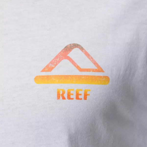 imageReef Mens Reef Logo Graphic Short Sleeve TeeBright White Hanford