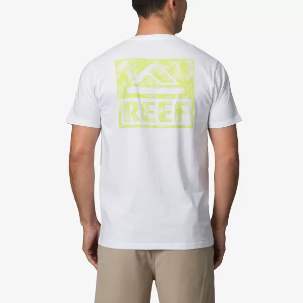 imageReef Mens Reef Logo Graphic Short Sleeve TeeBright White Wellie Too