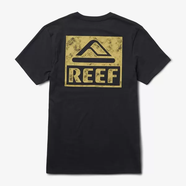 imageReef Mens Reef Logo Graphic Short Sleeve TeeCaviar Wellie