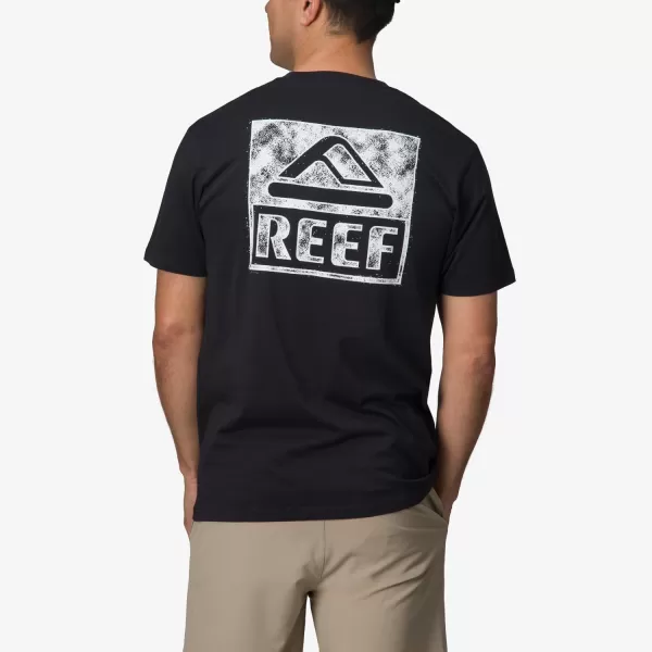 imageReef Mens Reef Logo Graphic Short Sleeve TeeCaviar Wellie Too