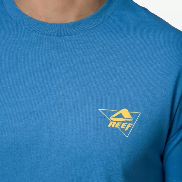 imageReef Mens Reef Logo Graphic Short Sleeve TeeParisn Blu Jojo