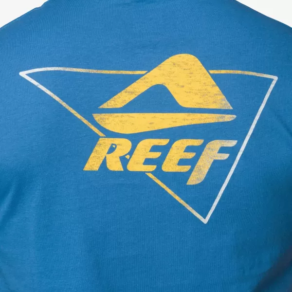 imageReef Mens Reef Logo Graphic Short Sleeve TeeParisn Blu Jojo