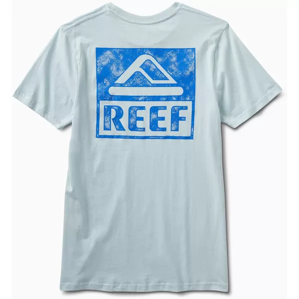 imageReef Mens Reef Logo Graphic Short Sleeve TeeWellieStartlight Blue
