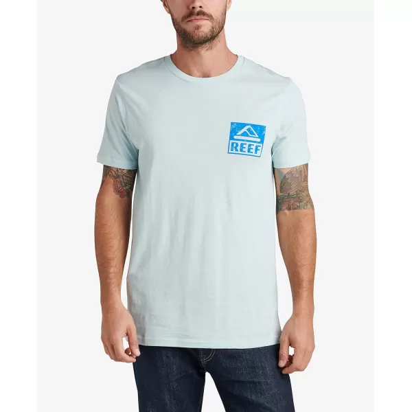 imageReef Mens Reef Logo Graphic Short Sleeve TeeWellieStartlight Blue