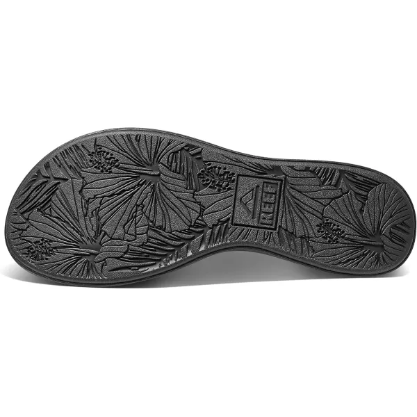 imageReef Womens Cushion Cloud Roa Sport SandalBlackTan