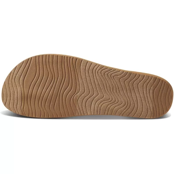 imageReef Womens Cushion Strand SandalBlackNatural