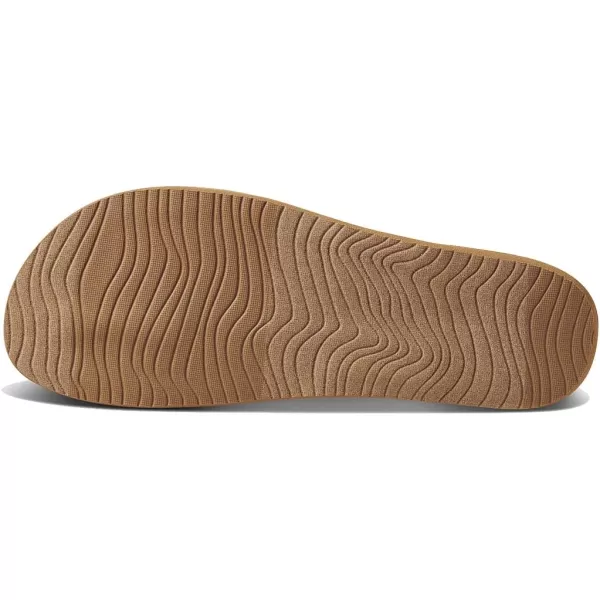 imageReef Womens Cushion Strand SandalBlackNatural