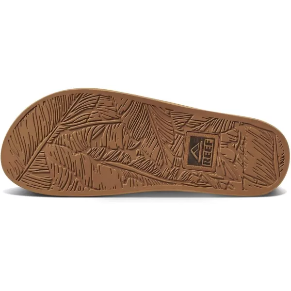 imageReef Womens Drift Away Leather SandalCaramel