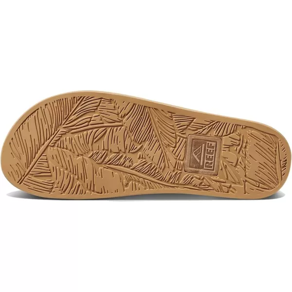 imageReef Womens Drift Away Leather SandalCookie Dough