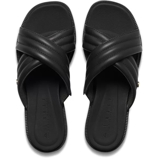imageReef Womens Lofty Lux X Slide SandalBlack