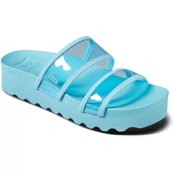 imageReef Womens Vista Hi Energy Slide SandalLight Blue