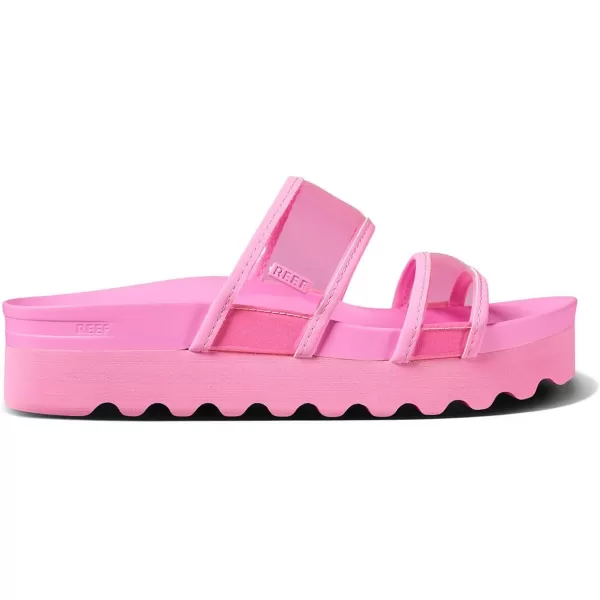 imageReef Womens Vista Hi Energy Slide SandalLight Neon Pink