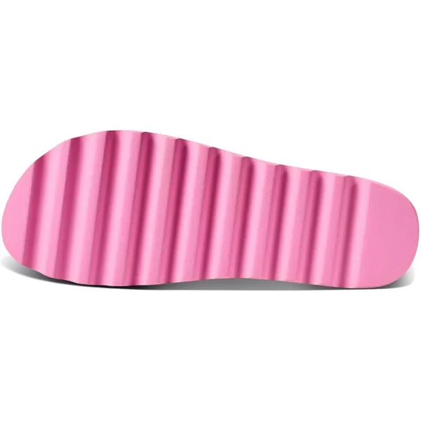 imageReef Womens Vista Hi Energy Slide SandalLight Neon Pink