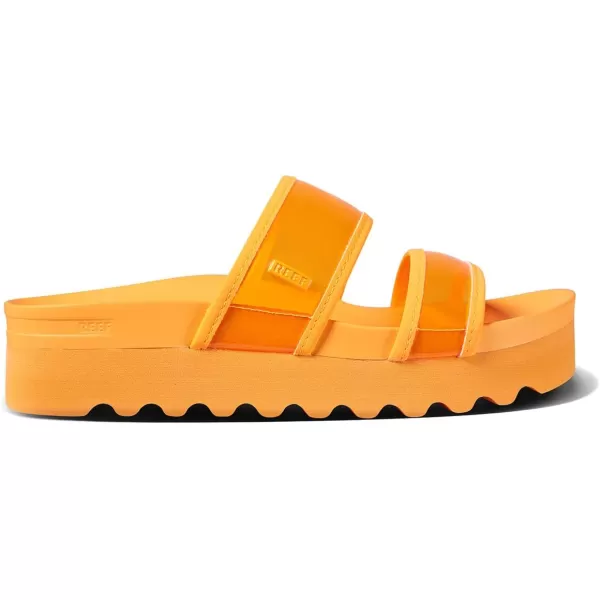 imageReef Womens Vista Hi Energy Slide SandalOrangeade
