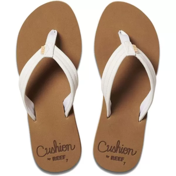 imageREEF Cushion Breeze Womens Flip Flop Ultra Soft Cushion Footbed Arch SupportCloud