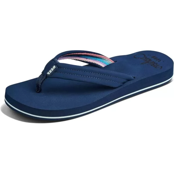 imageREEF Cushion Breeze Womens Flip Flop Ultra Soft Cushion Footbed Arch SupportMidnight