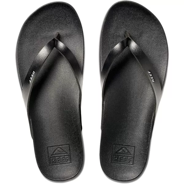 imageREEF Cushion Court Womens Flip Flop Molded Cushion Footbed Arch SupportBlack