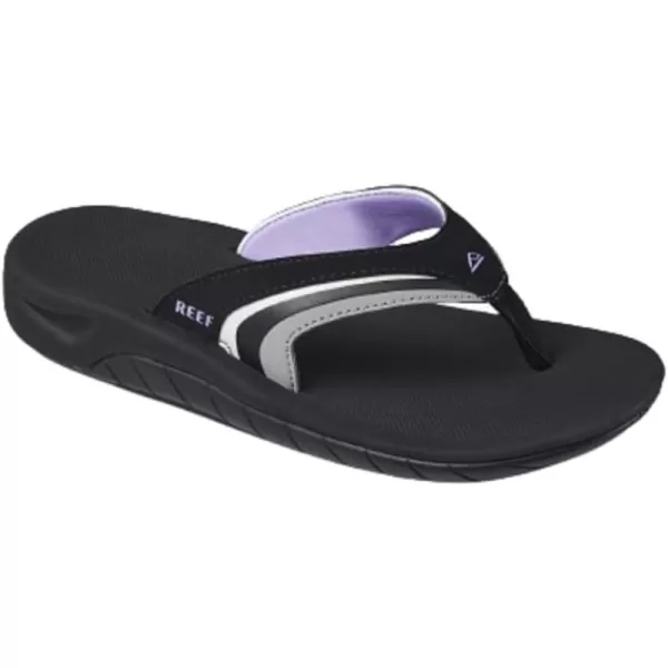 imageREEF Slap Womens Beach Flip Flop Arch Support Durable Outsole Water FriendlyGreyPurple