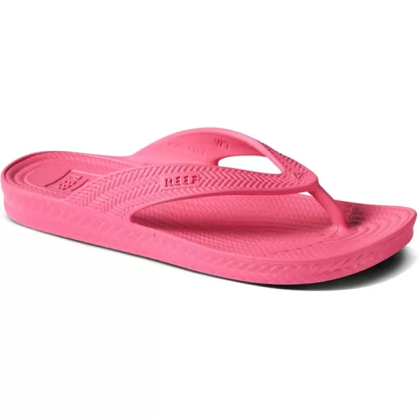 imageREEF Water Court Womens Beach Flip Flop Soft Cushion Footbed Water Friendly Arch SupportHot Pink