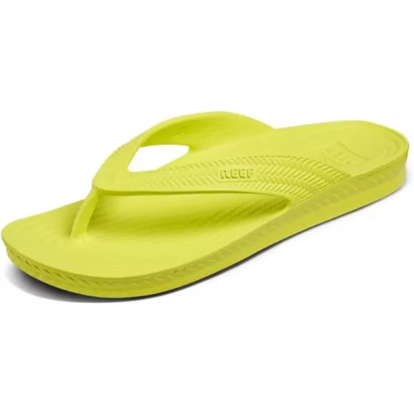 imageREEF Water Court Womens Beach Flip Flop Soft Cushion Footbed Water Friendly Arch SupportLime
