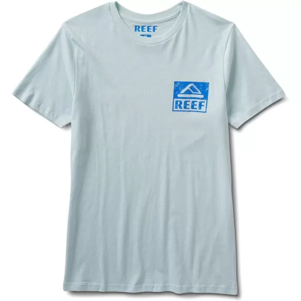 imageReef Mens Reef Logo Graphic Short Sleeve TeeWellieStartlight Blue