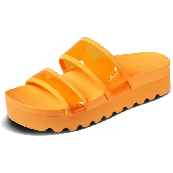 imageReef Womens Vista Hi Energy Slide SandalOrangeade