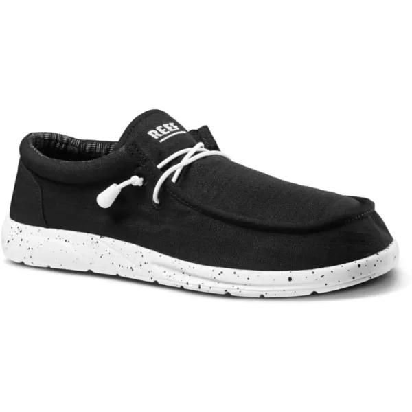 imageREEF Cushion Coast TX Mens Shoe Lightweight ampamp Breathable Memory Foam FootbedBlackWhite