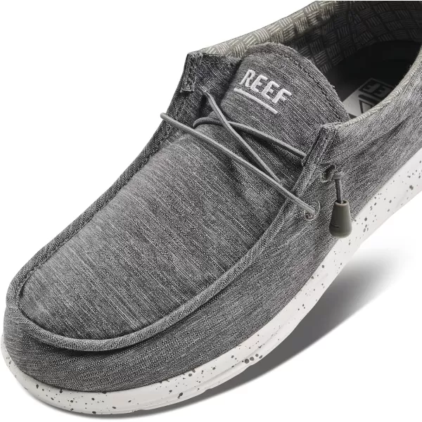 imageREEF Cushion Coast TX Mens Shoe Lightweight ampamp Breathable Memory Foam FootbedCharcoal