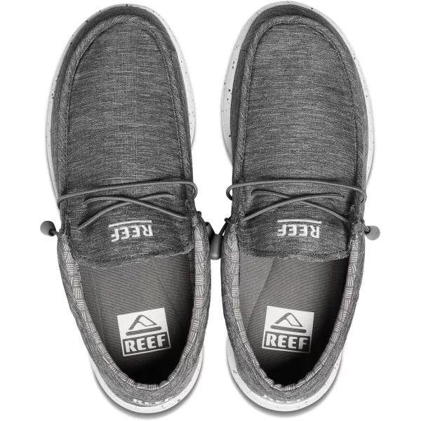 imageREEF Cushion Coast TX Mens Shoe Lightweight ampamp Breathable Memory Foam FootbedCharcoal