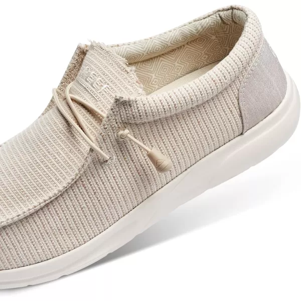 imageREEF Cushion Coast TX Mens Shoe Lightweight ampamp Breathable Memory Foam FootbedNatural