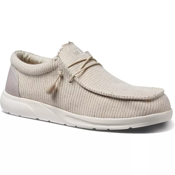 imageREEF Cushion Coast TX Mens Shoe Lightweight ampamp Breathable Memory Foam FootbedNatural