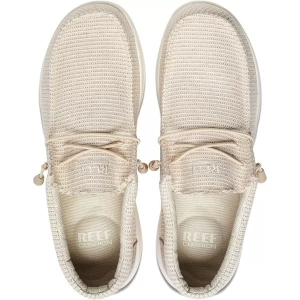 imageREEF Cushion Coast TX Mens Shoe Lightweight ampamp Breathable Memory Foam FootbedNatural