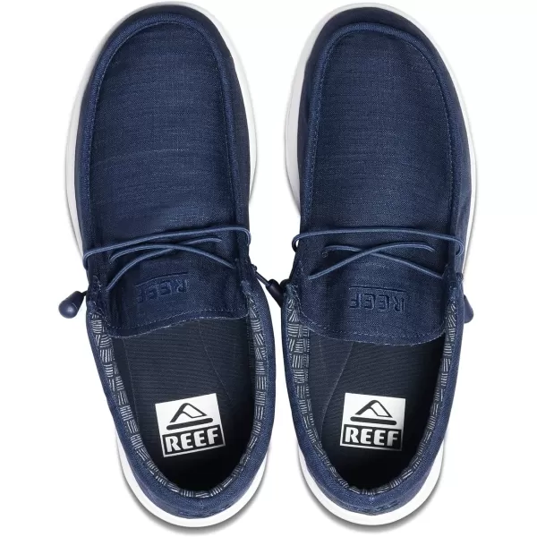 imageREEF Cushion Coast TX Mens Shoe Lightweight ampamp Breathable Memory Foam FootbedNavy