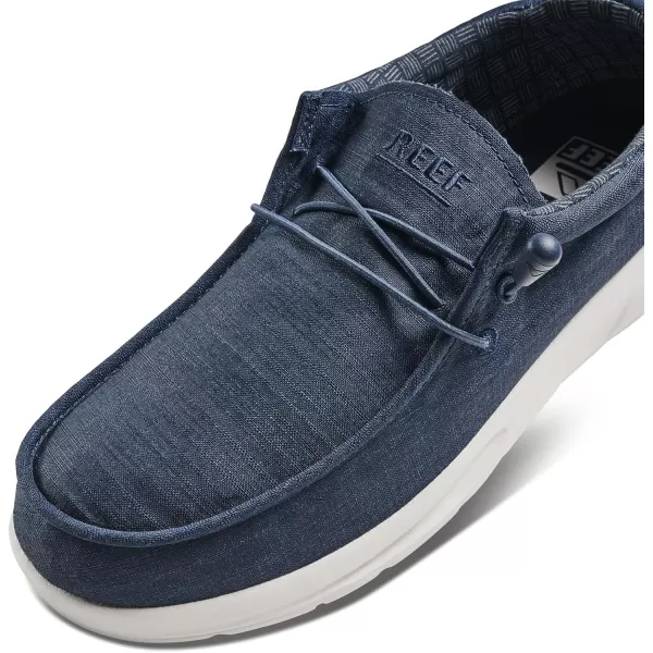 imageREEF Cushion Coast TX Mens Shoe Lightweight ampamp Breathable Memory Foam FootbedNavy