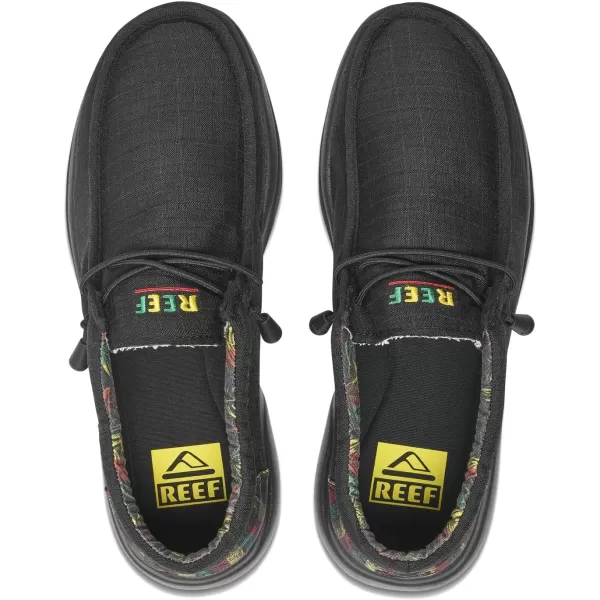 imageREEF Cushion Coast TX Mens Shoe Lightweight ampamp Breathable Memory Foam FootbedRasta Palm
