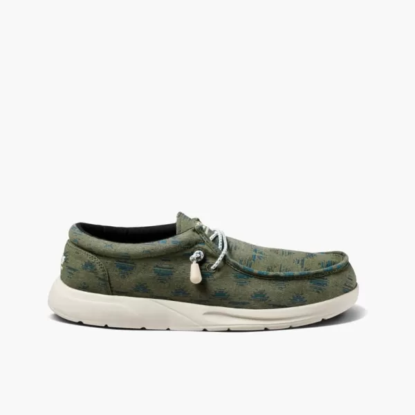 imageREEF Cushion Coast TX Mens Shoe Lightweight ampamp Breathable Memory Foam FootbedSedona Olive