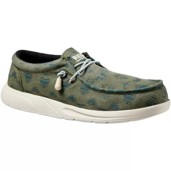 imageREEF Cushion Coast TX Mens Shoe Lightweight ampamp Breathable Memory Foam FootbedSedona Olive