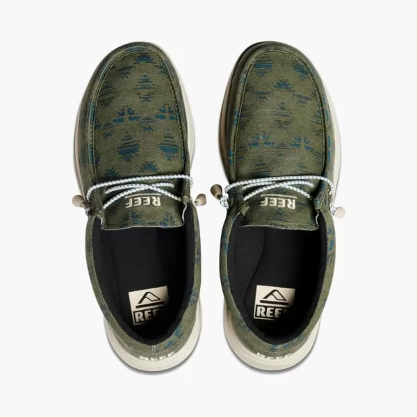imageREEF Cushion Coast TX Mens Shoe Lightweight ampamp Breathable Memory Foam FootbedSedona Olive