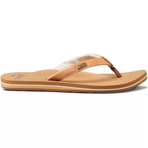 imageREEF Cushion Sands Womens Beach Flip Flop Ultra Soft Cushion Footbed Arch SupportNatural