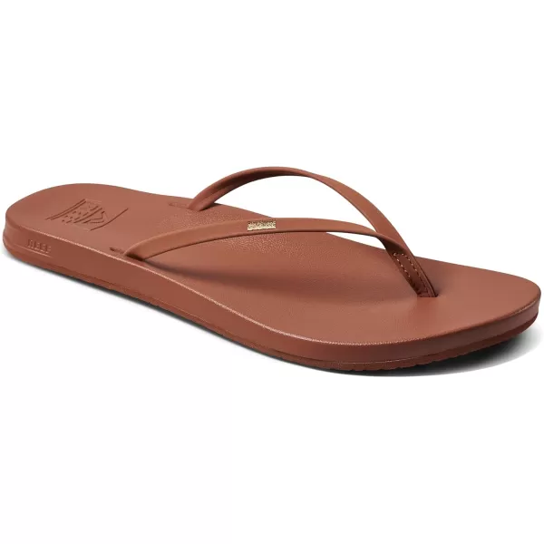 imageREEF Cushion Slim Womens Flip Flop Super Lightweight Ultra Soft Cushion FootbedEspresso