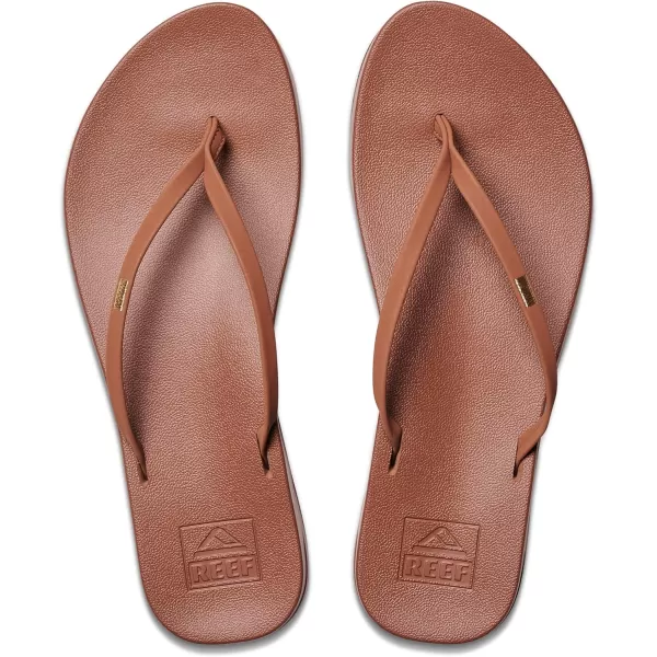imageREEF Cushion Slim Womens Flip Flop Super Lightweight Ultra Soft Cushion FootbedEspresso