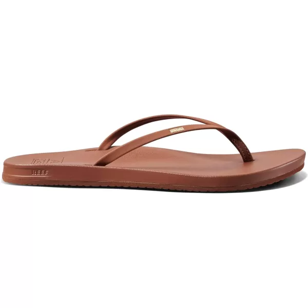 imageREEF Cushion Slim Womens Flip Flop Super Lightweight Ultra Soft Cushion FootbedEspresso