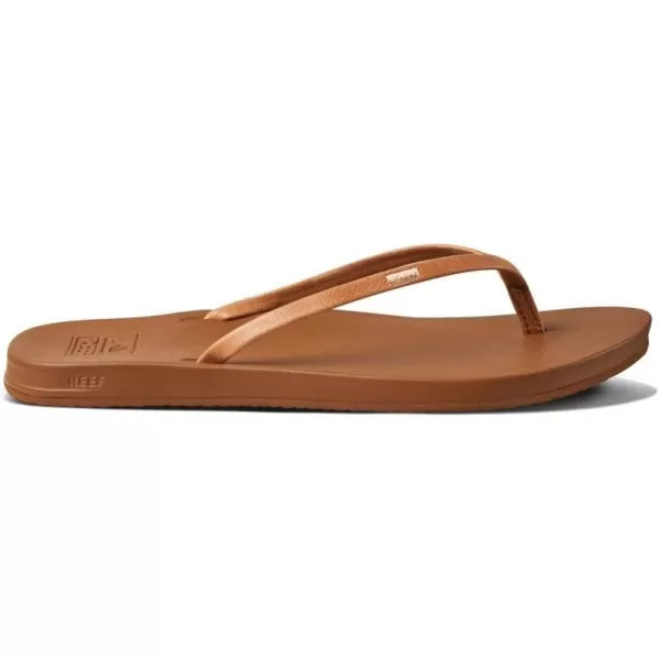 imageREEF Cushion Slim Womens Flip Flop Super Lightweight Ultra Soft Cushion FootbedNatural