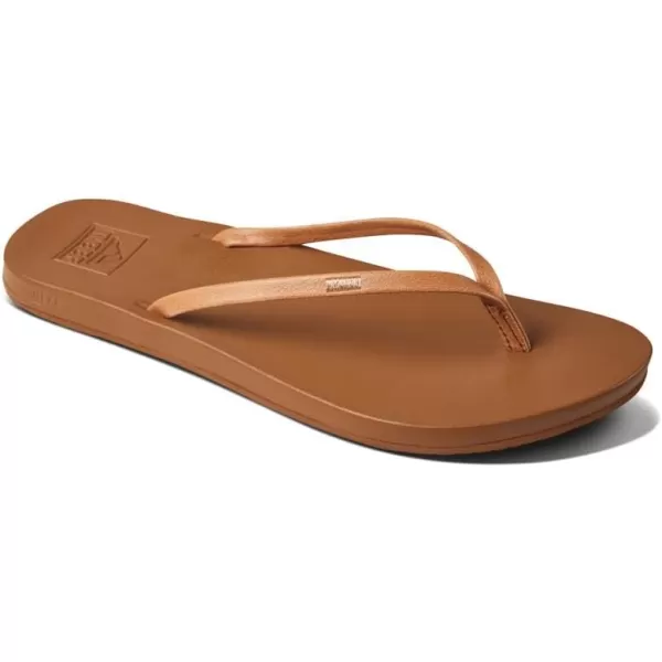 imageREEF Cushion Slim Womens Flip Flop Super Lightweight Ultra Soft Cushion FootbedNatural