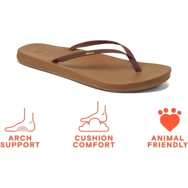 imageREEF Cushion Slim Womens Flip Flop Super Lightweight Ultra Soft Cushion FootbedRus